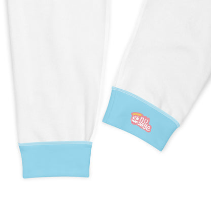 NuSage Blue Logo Women's Joggers (Baby Blue) (Plus Size)