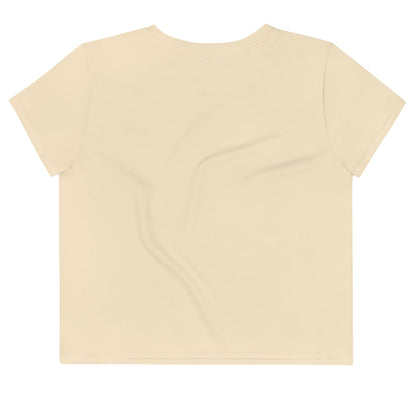 Creamy Crop Tee (Plus)