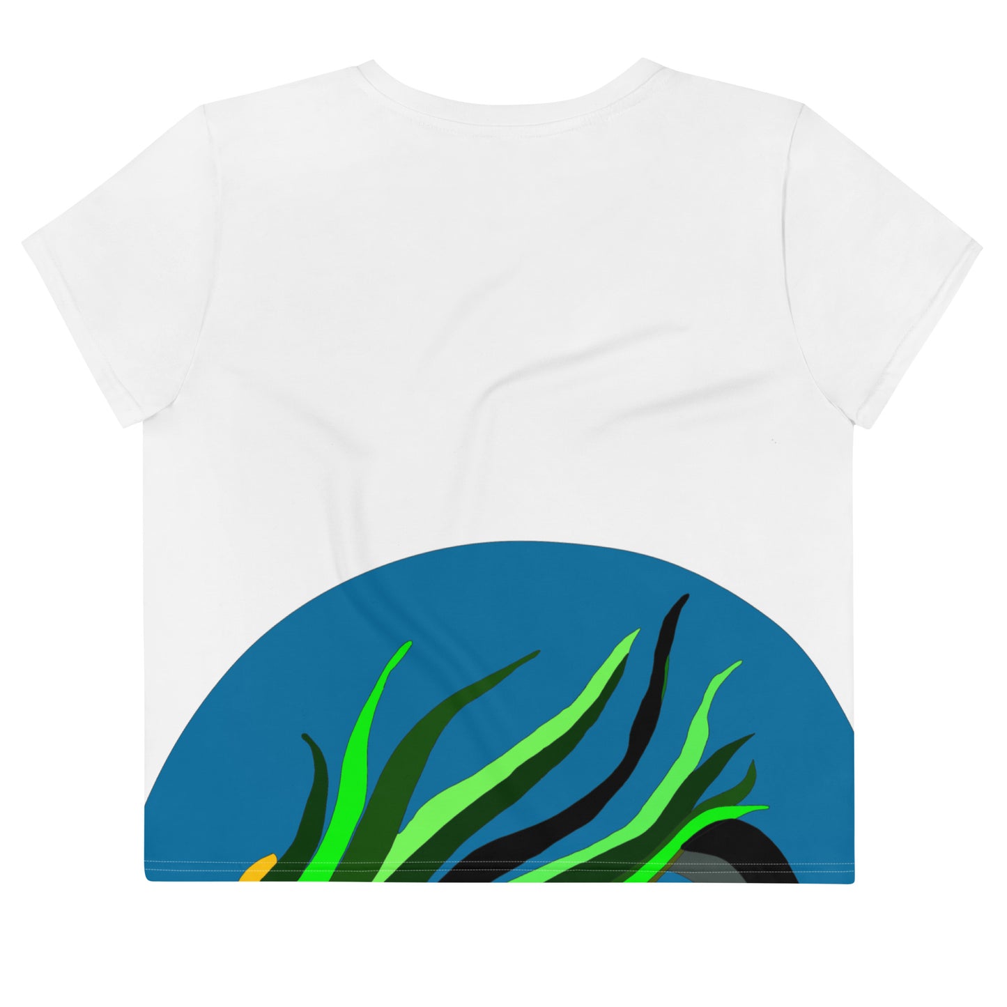 Canine Grass Crop Tee (White) (Plus)