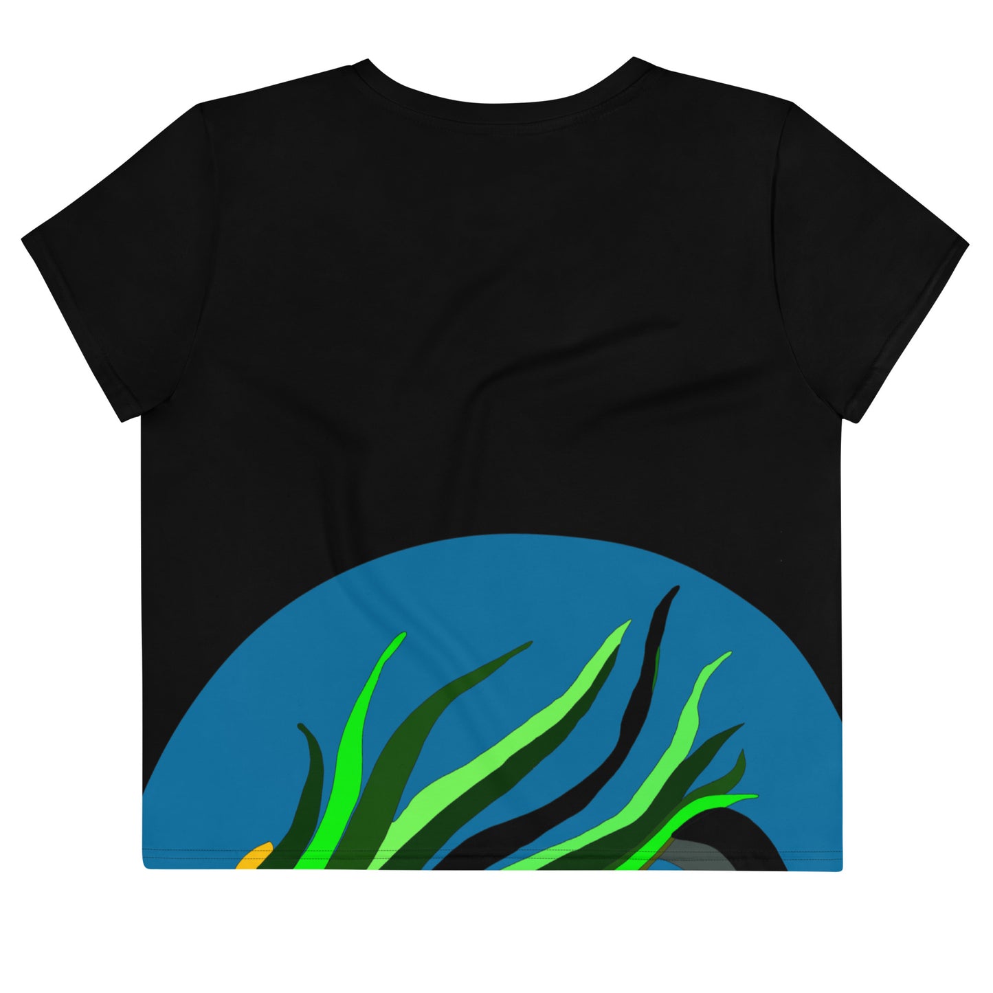 Canine Grass Crop Tee (Black) (Plus)