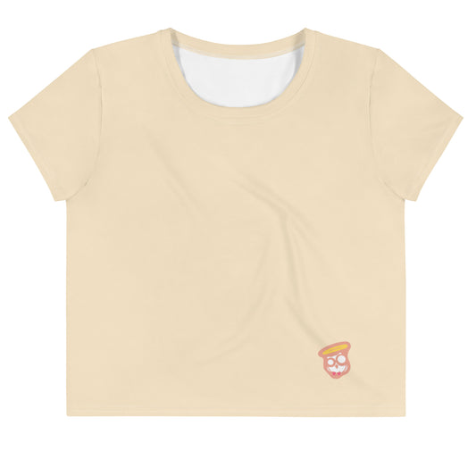 Creamy Crop Tee (Plus)