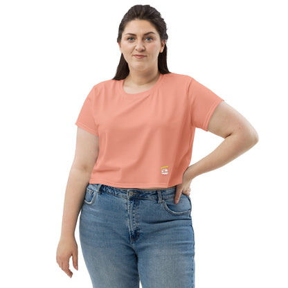 Pinky Mauve Dragon Crop Tee (Plus) (Reg)