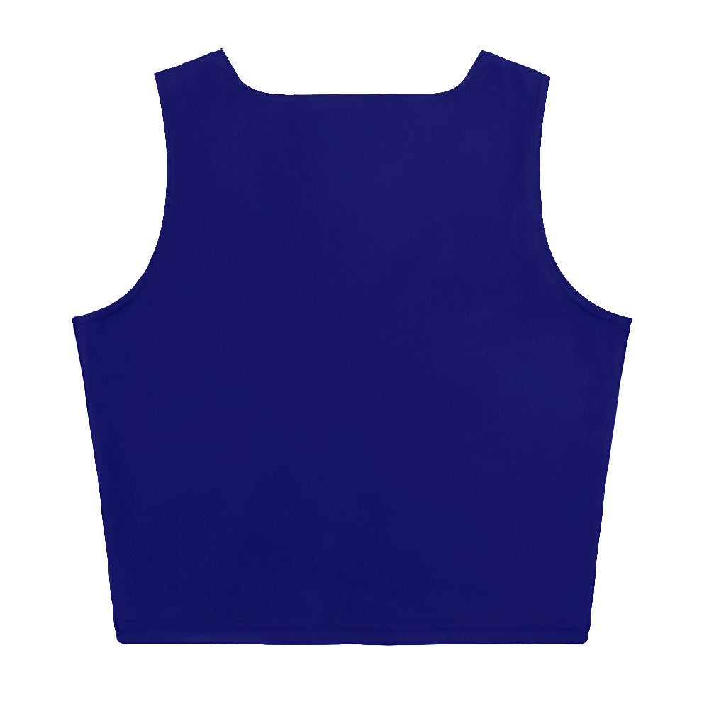 Navy Blue Indigo "Jubilee" Crop Top