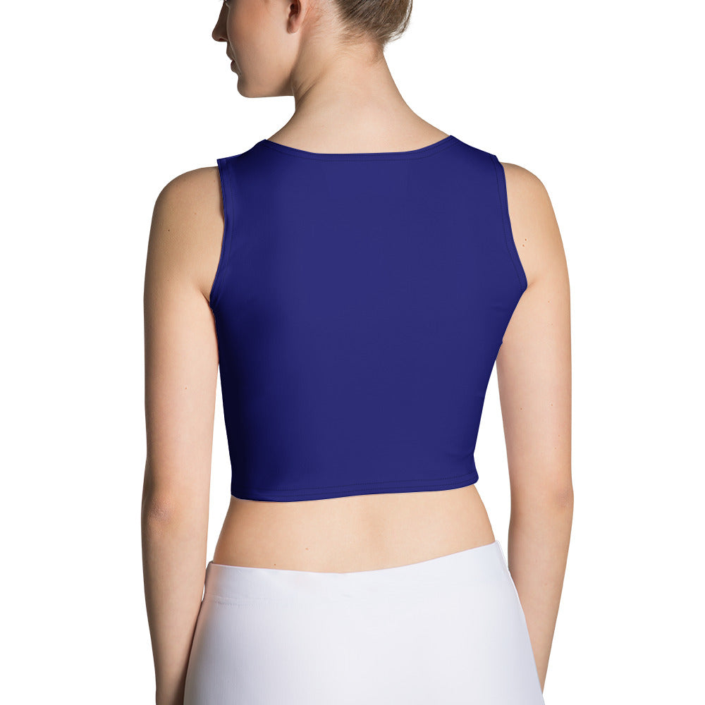 Navy Blue Indigo "Jubilee" Crop Top