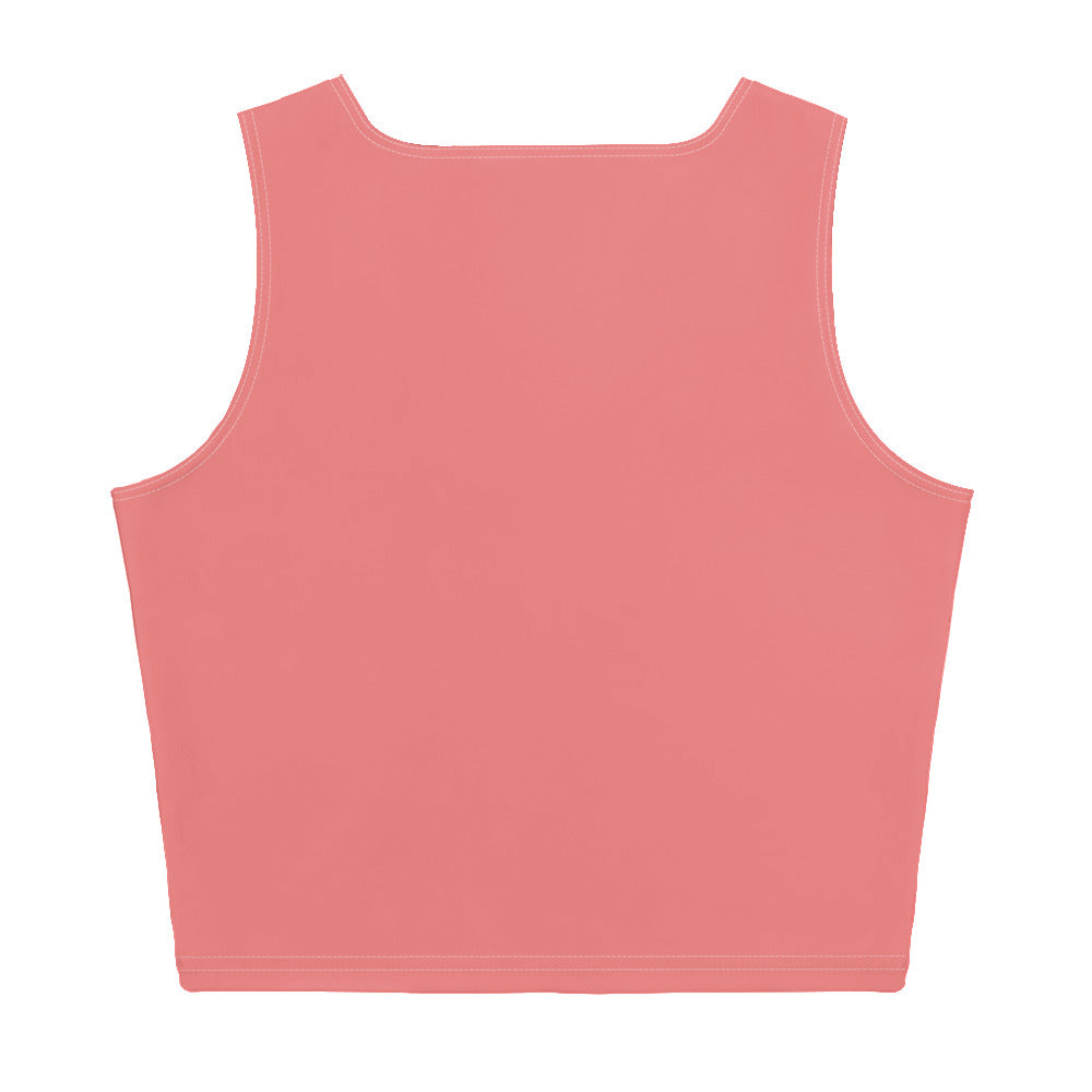 Salmon "Jubilee" Crop Top