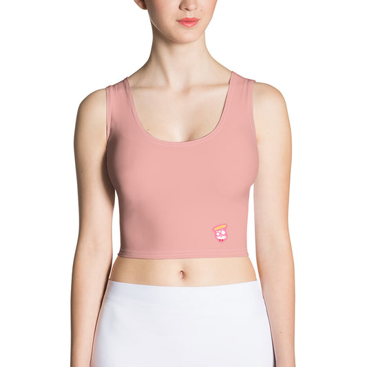 Shimmering Blush Dragon Crop Top