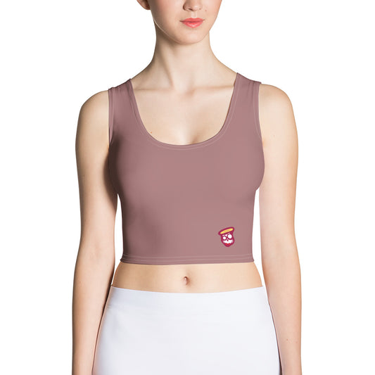 Chocolate Mauve Crop Top