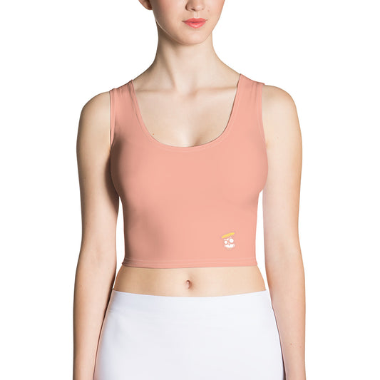 Pinky Mauve Dragon Crop Top