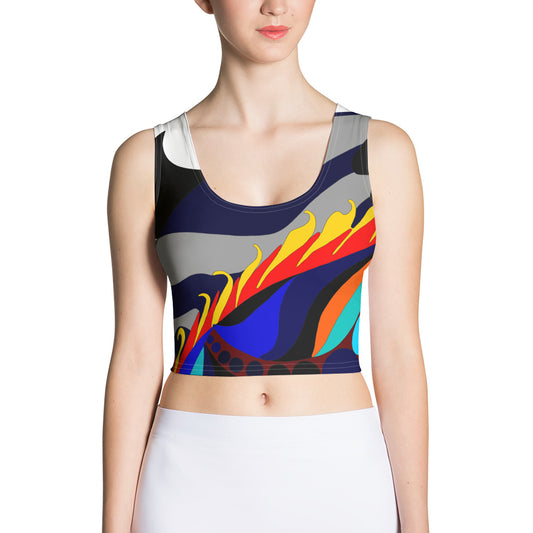 Canine Blaze Crop Top