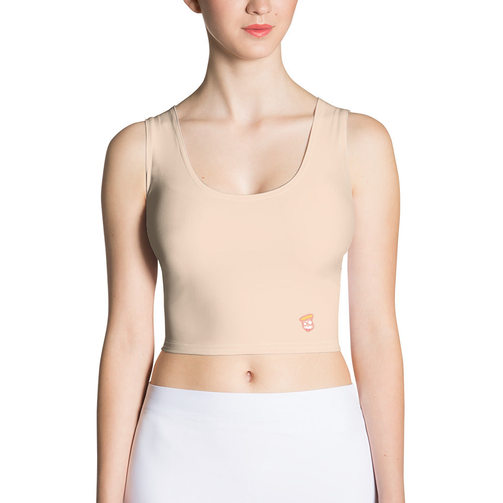 Almond Cream "Jubilee" Crop Top