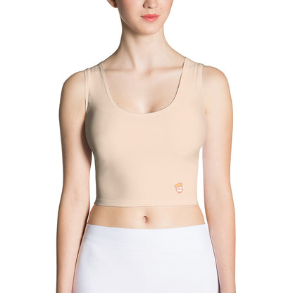 Almond Cream "Jubilee" Crop Top