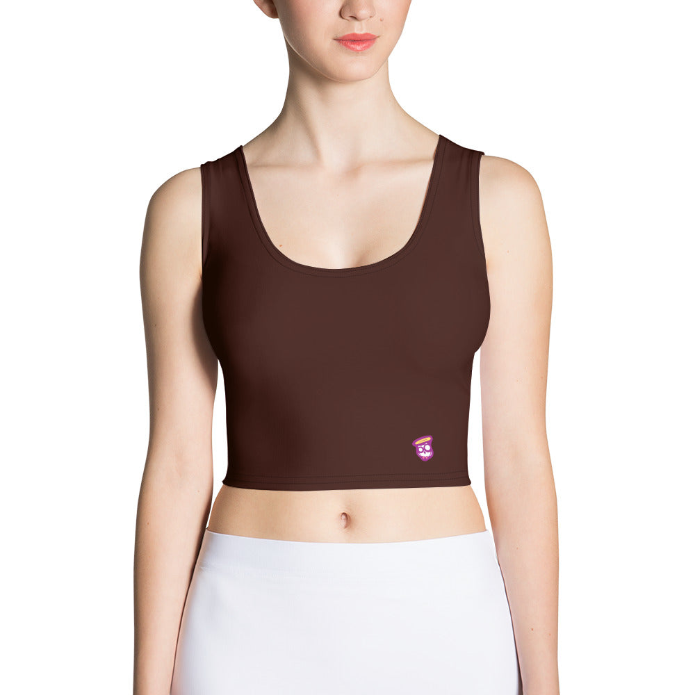 Deep Brown "Jubilee" Crop Top