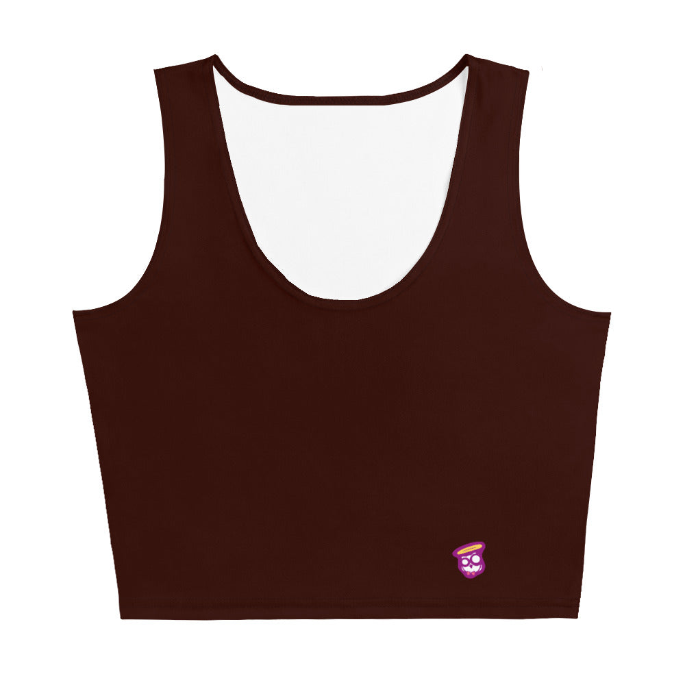 Deep Brown "Jubilee" Crop Top