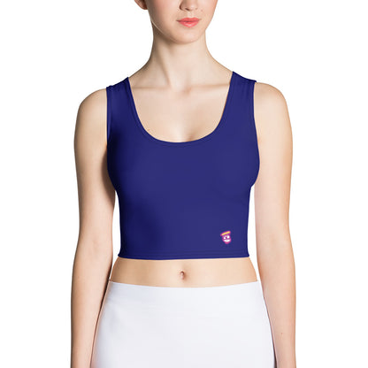 Navy Blue Indigo "Jubilee" Crop Top