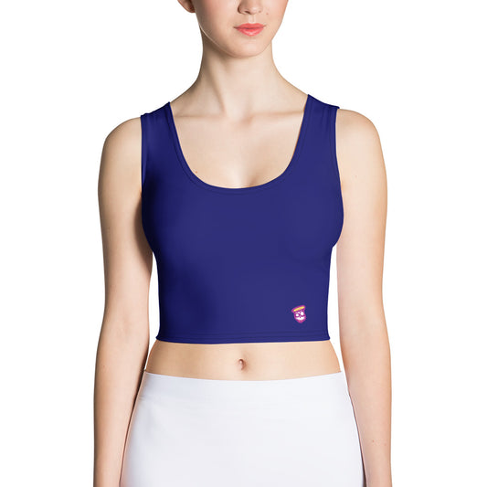 Navy Blue Indigo "Jubilee" Crop Top