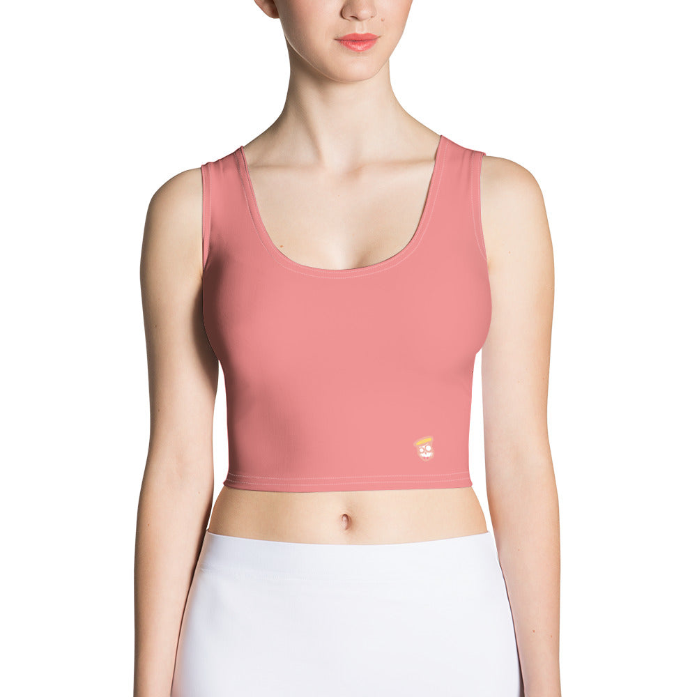 Salmon "Jubilee" Crop Top