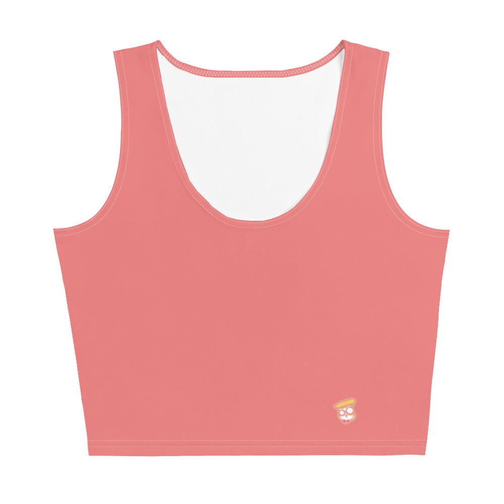 Salmon "Jubilee" Crop Top