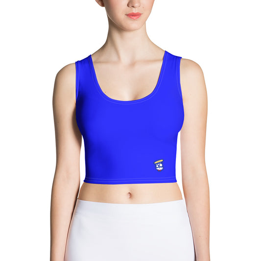 Night Sky Blue Crop Top