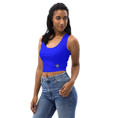 Night Sky Blue Crop Top