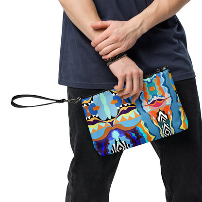 Blue Anunnaki Crossbody Bag