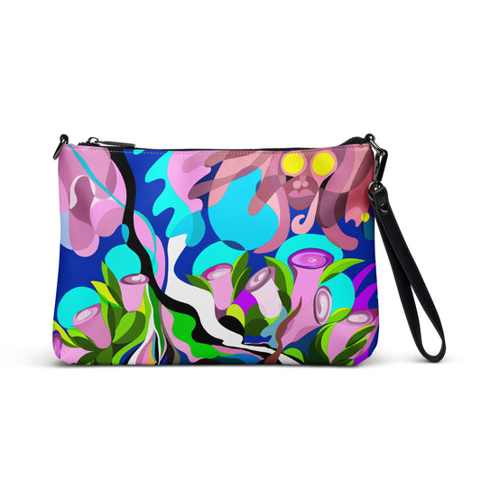 Swimming in Lilac Tulips Crossbody Bag