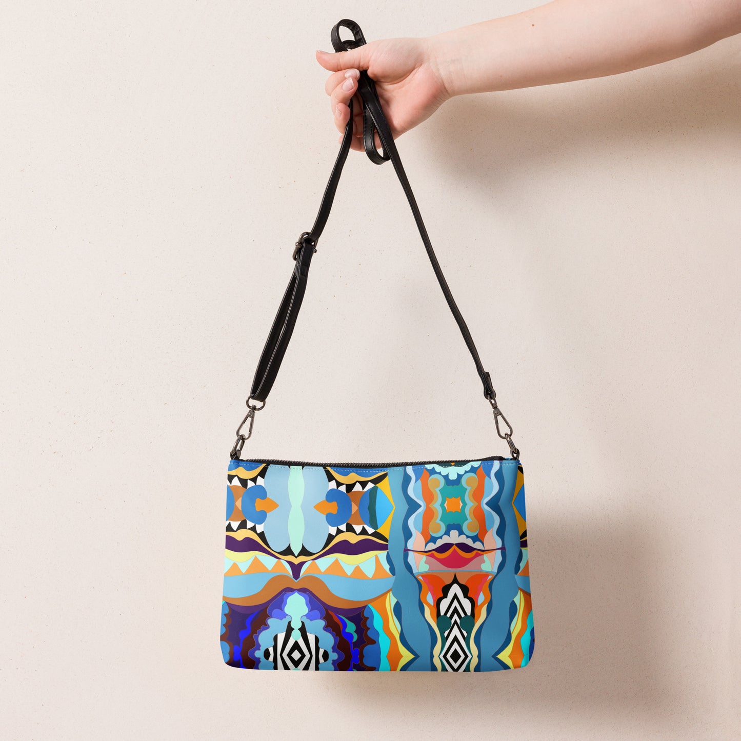 Blue Anunnaki Crossbody Bag