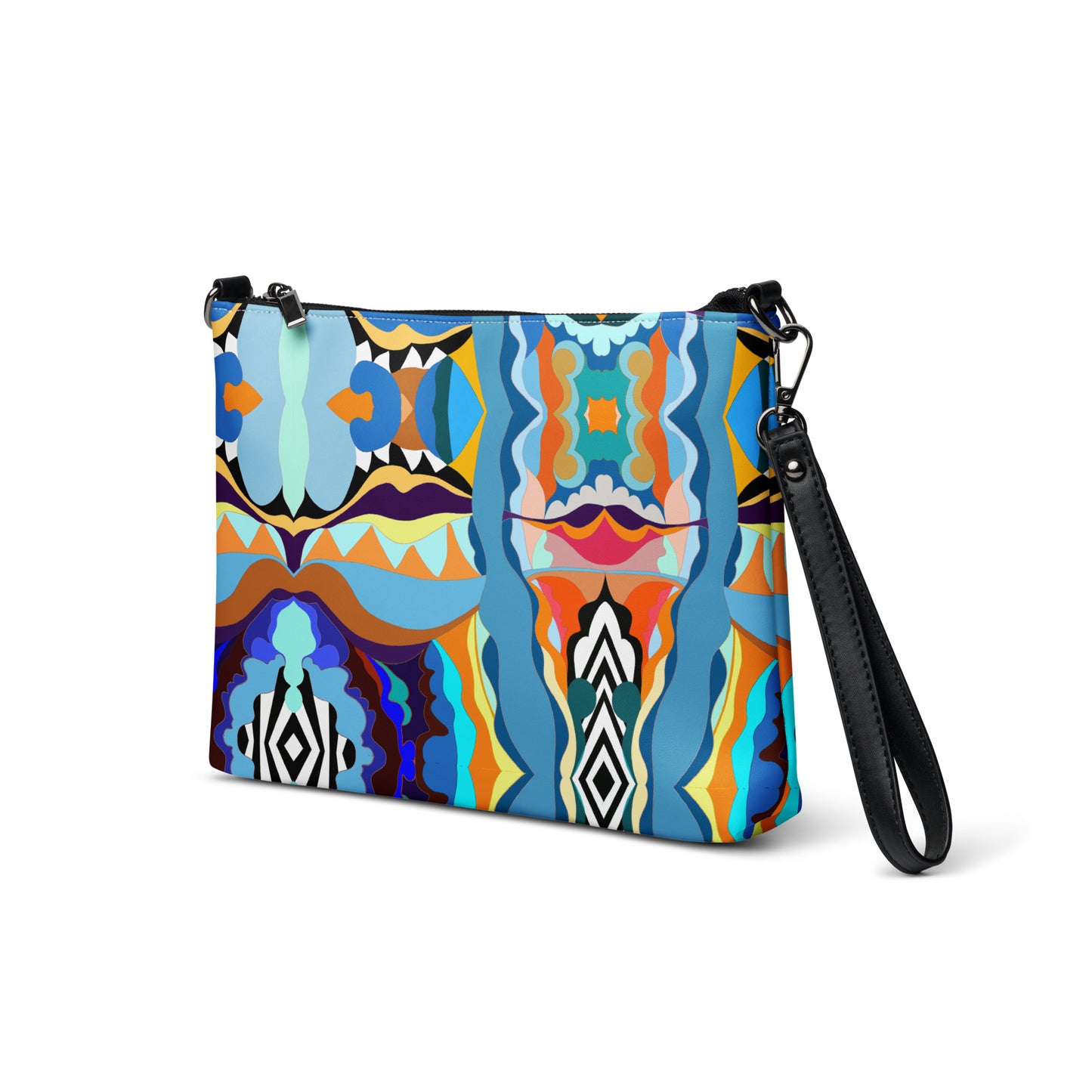 Blue Anunnaki Crossbody Bag