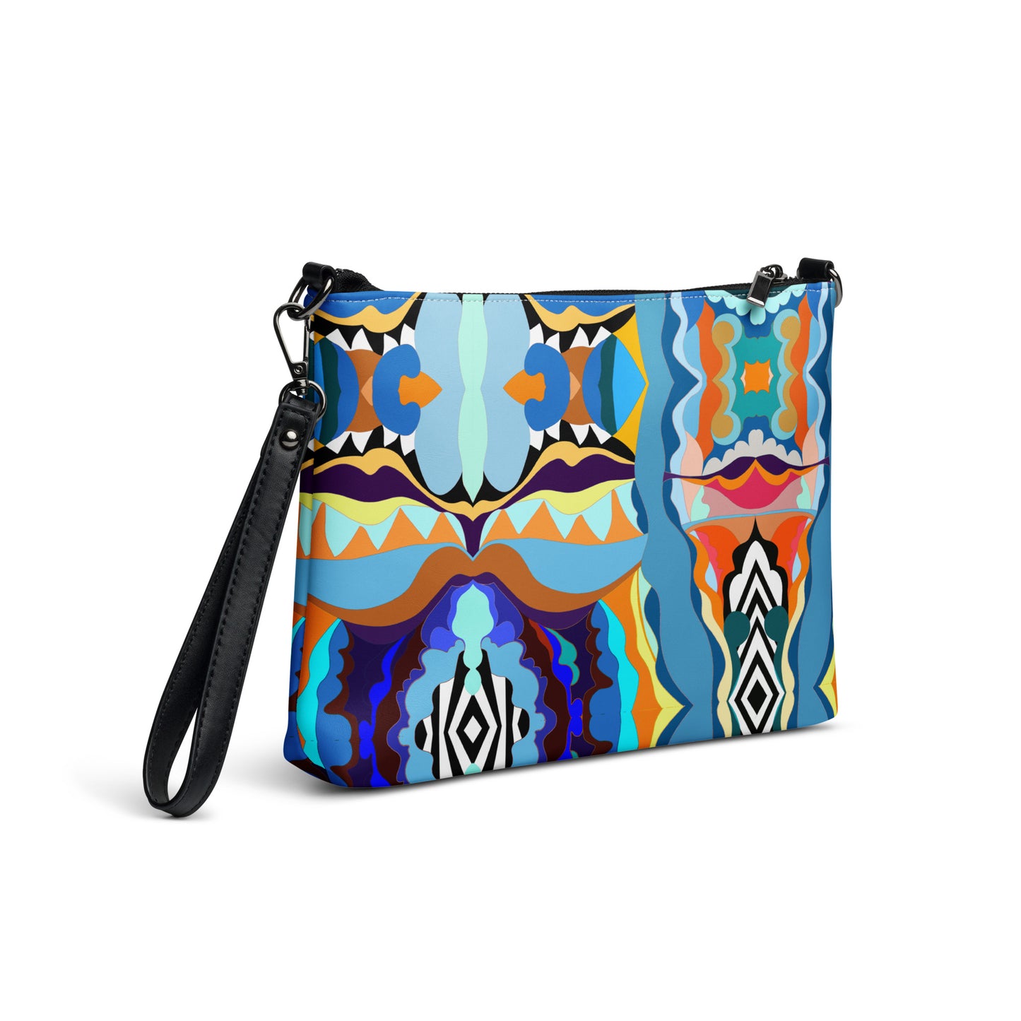 Blue Anunnaki Crossbody Bag