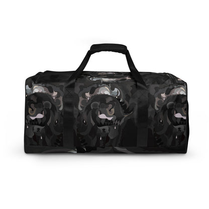 Black & Gray Pharaoh Duffle Bag