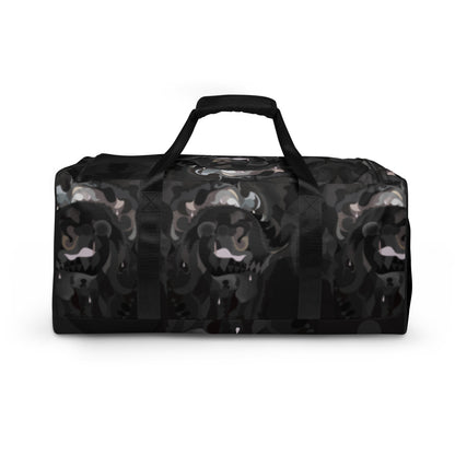 Pharaoh Duffle Bag in Black & Gray 1