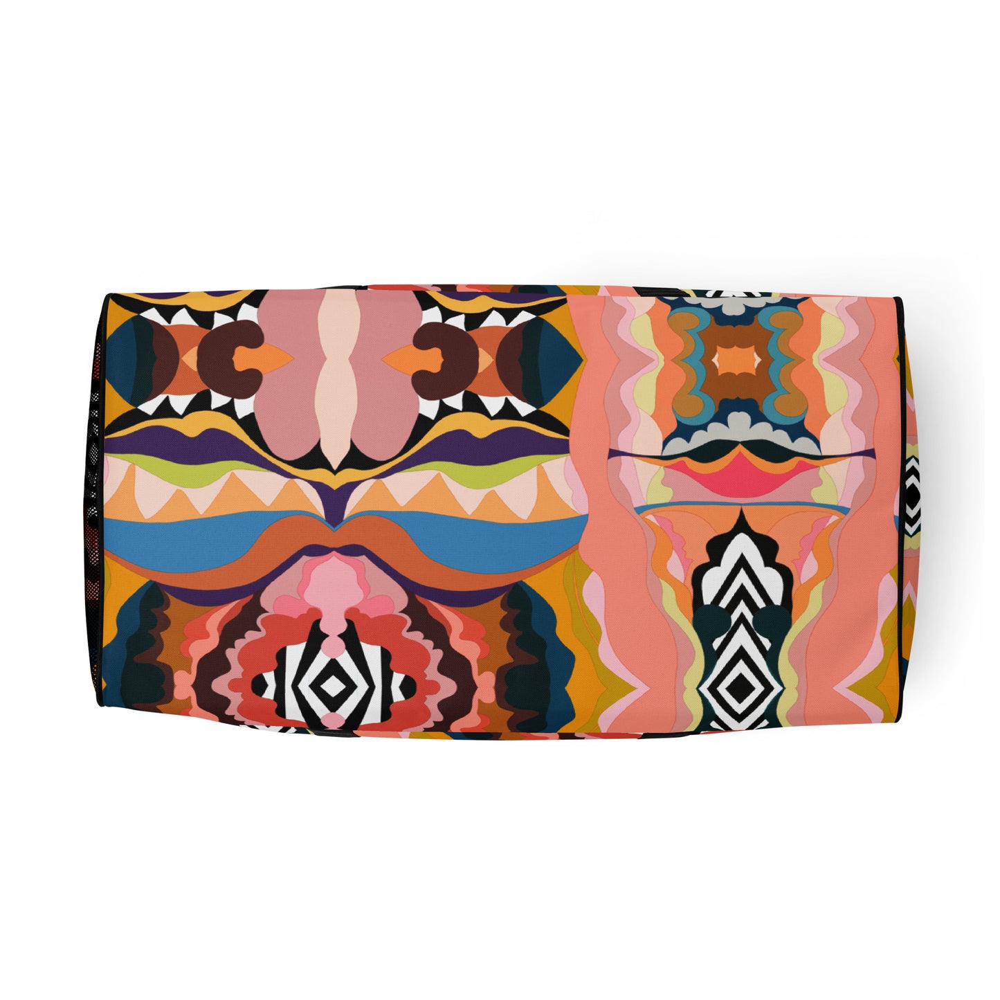 Peachy Blue Lips Waves Duffle Bag