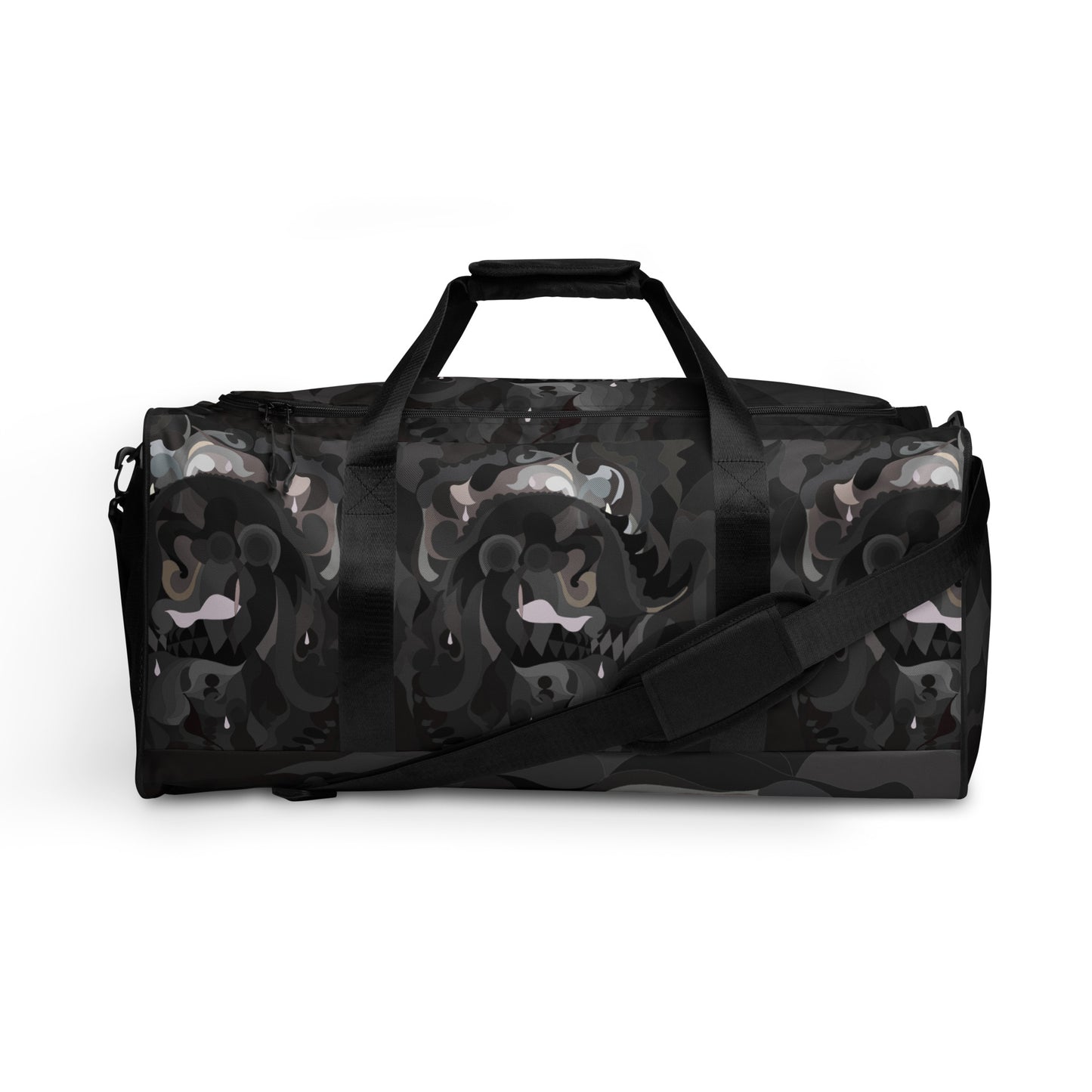 Black & Gray Pharaoh Duffle Bag