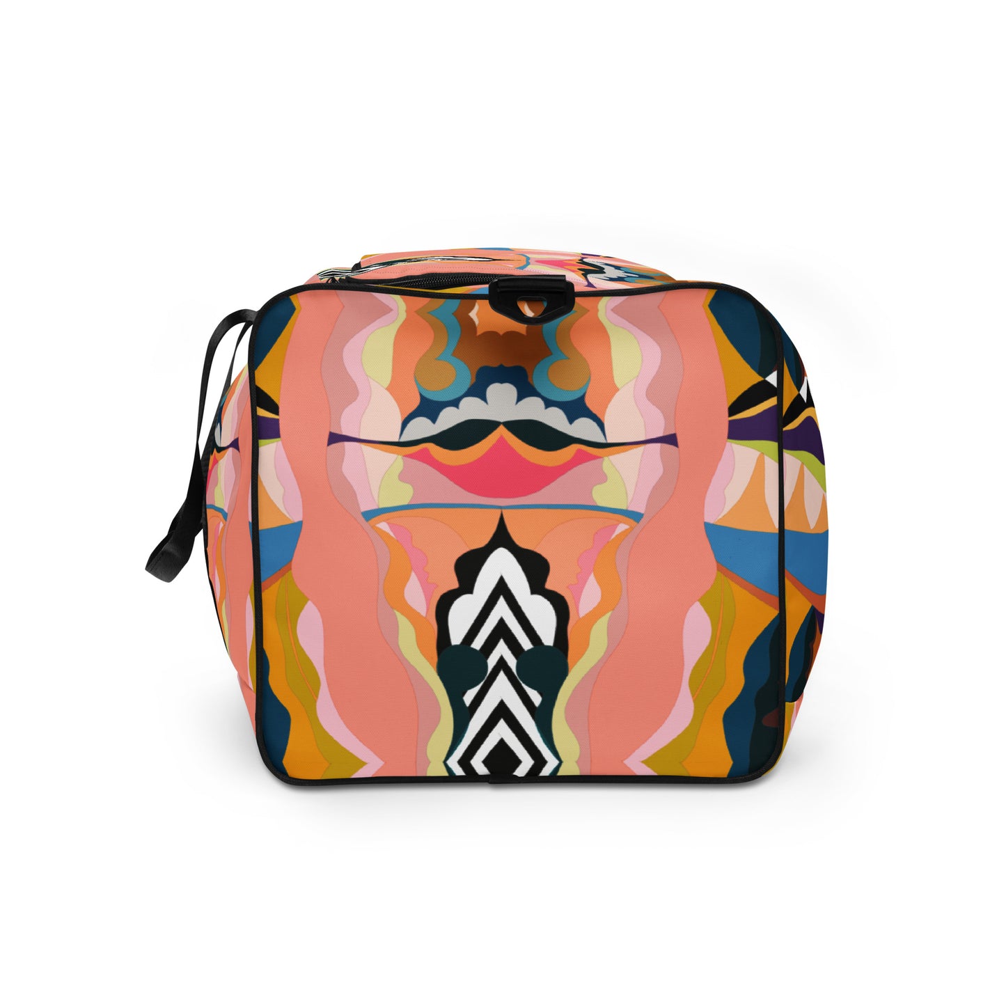 Peachy Blue Lips Waves Duffle Bag