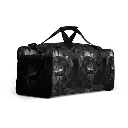 Pharaoh Duffle Bag in Black & Gray 1