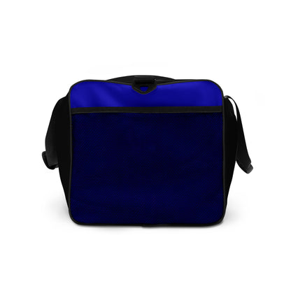 NuSage Noir Duffle Bag with Blue Pockets