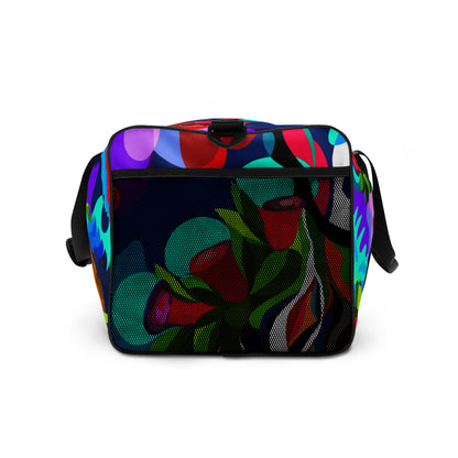 Jungle Eyes in Tulips Duffle Bag