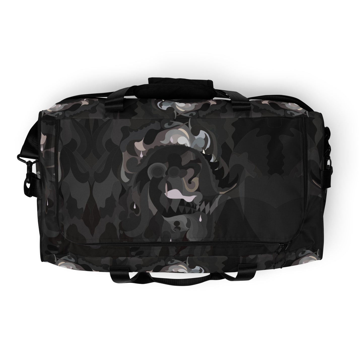 Black & Gray Pharaoh Duffle Bag