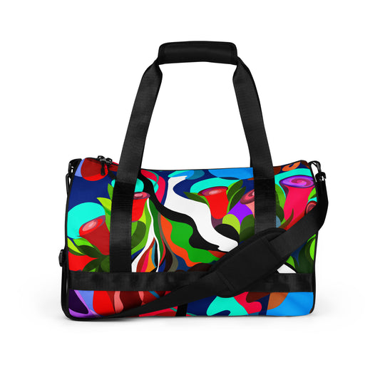 Swimming in Tulips Gym Bag