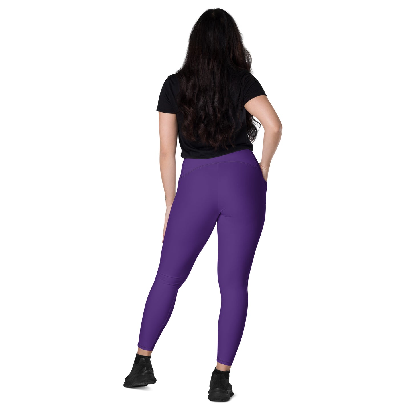 Indigo Purple Yoga Leggings with Pockets