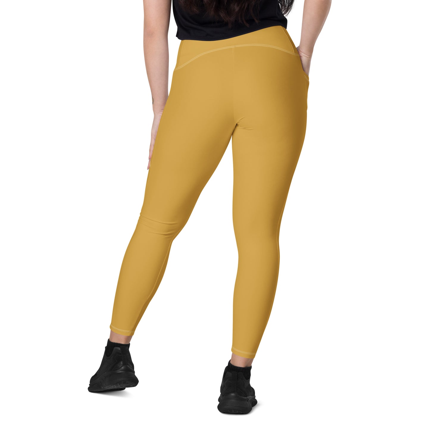 Dijon Gold "Jubilee" Yoga Leggings with pockets (Solid Color)