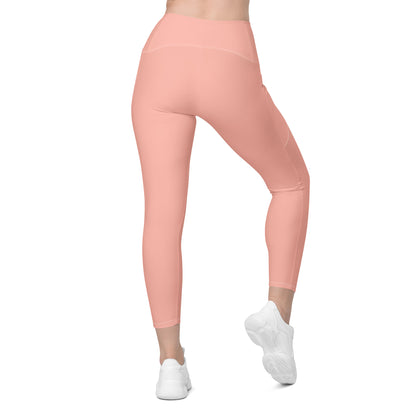 Bubblegum "Jubilee" Yoga Leggings with Pockets (Solid Color)