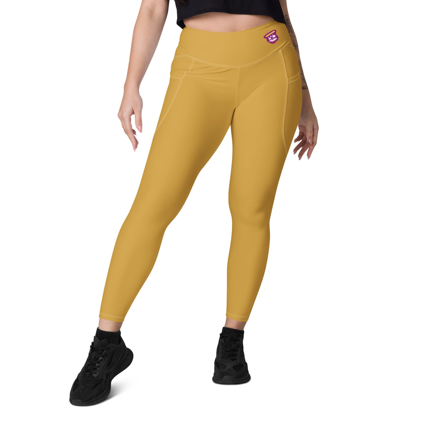 Dijon Gold "Jubilee" Yoga Leggings with pockets (Solid Color)