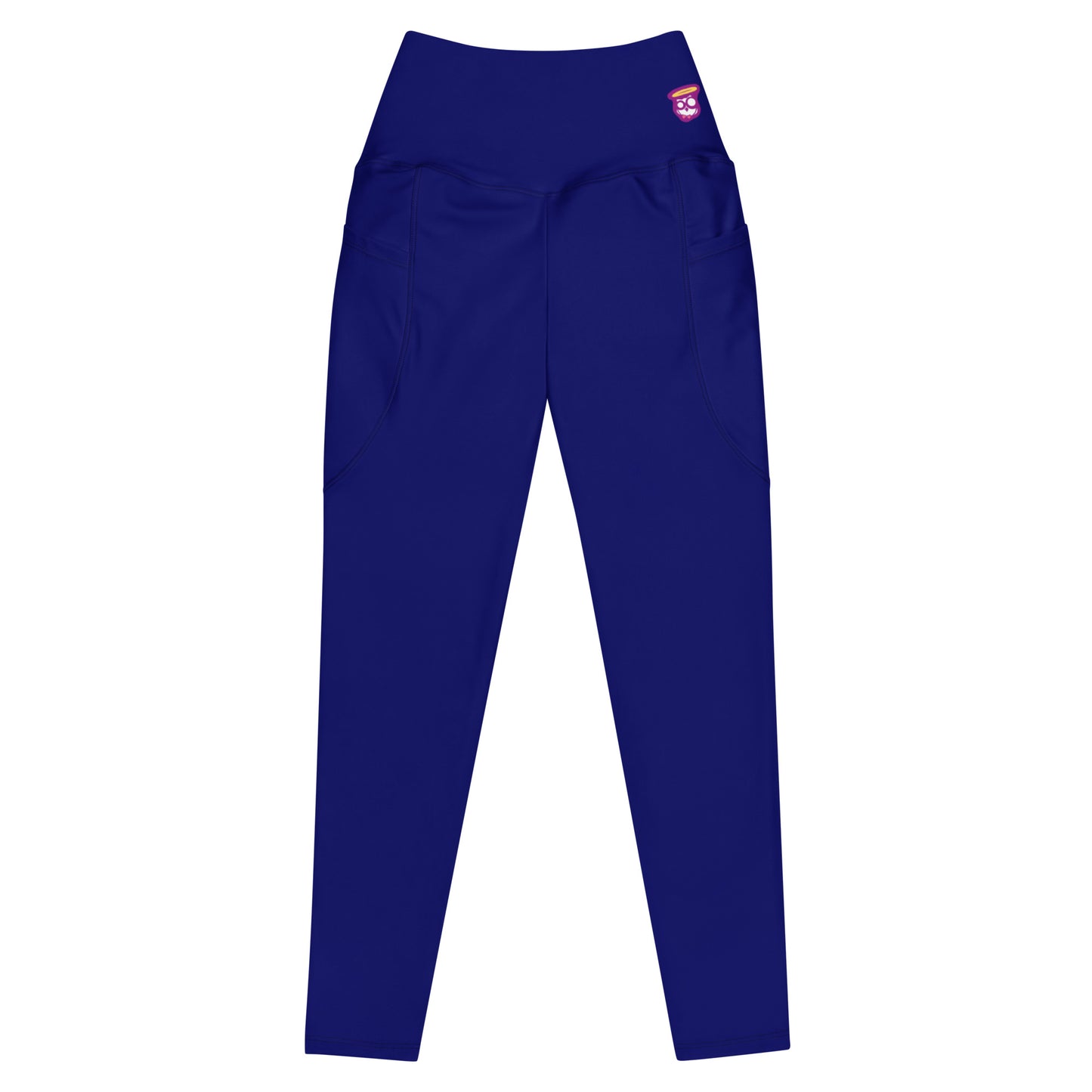 Navy Blue Indigo "Jubilee" Leggings with Pockets (Plus)