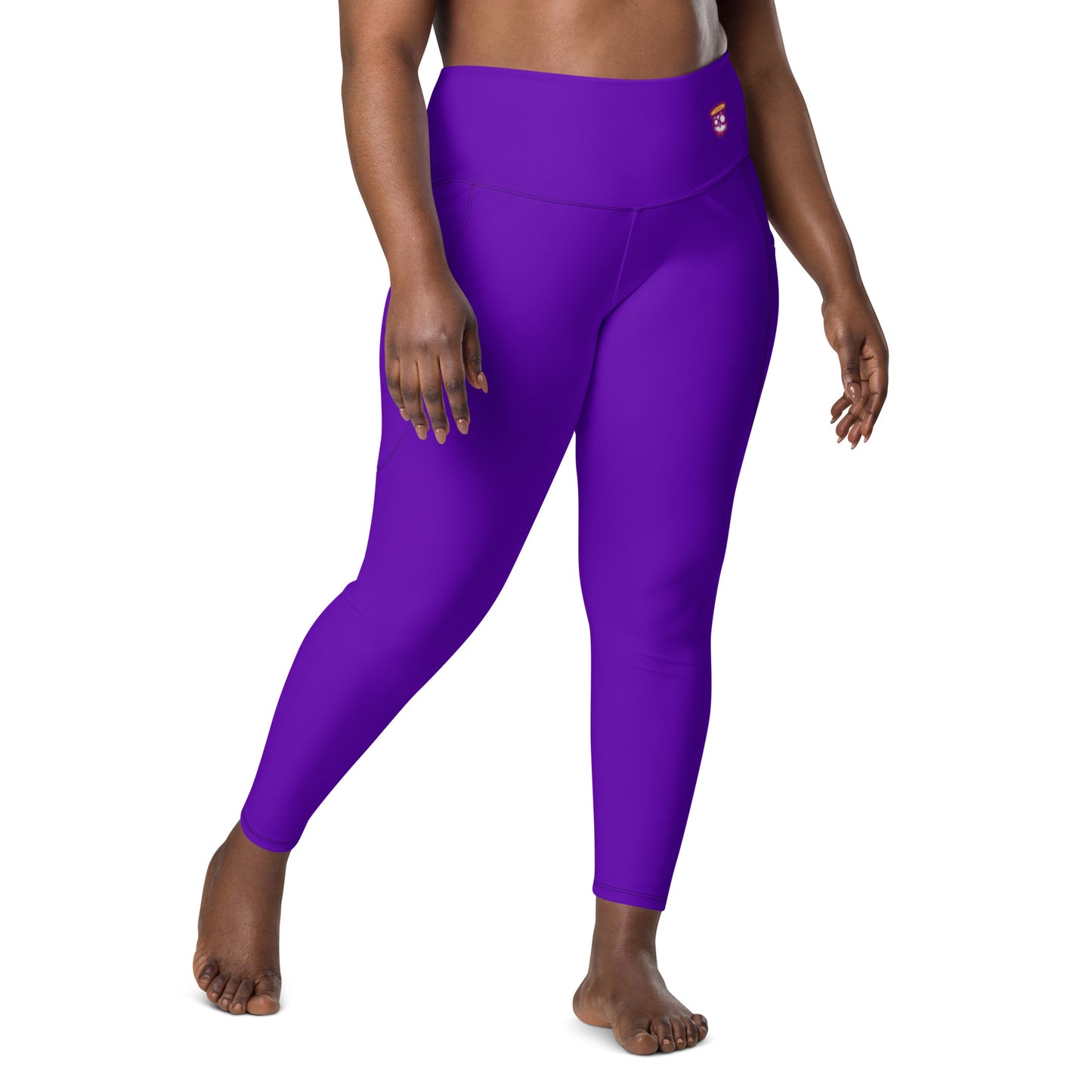 Purple Violet "Jubilee" Leggings with Pockets (Plus) 2