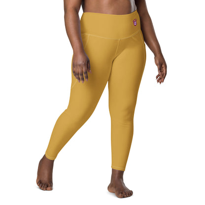 Dijon Gold "Jubilee" Leggings with Pockets (Plus)