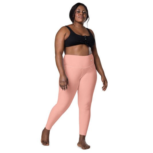 Bubblegum Pink "Jubilee" Leggings with Pockets (Plus)