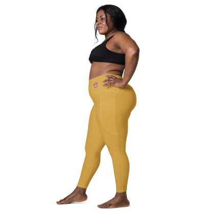 Dijon Gold "Jubilee" Leggings with Pockets (Plus)