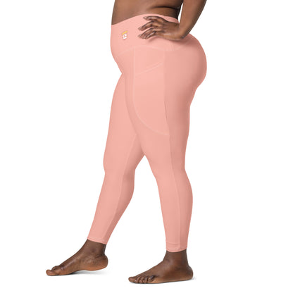 Bubblegum Pink "Jubilee" Leggings with Pockets (Plus)