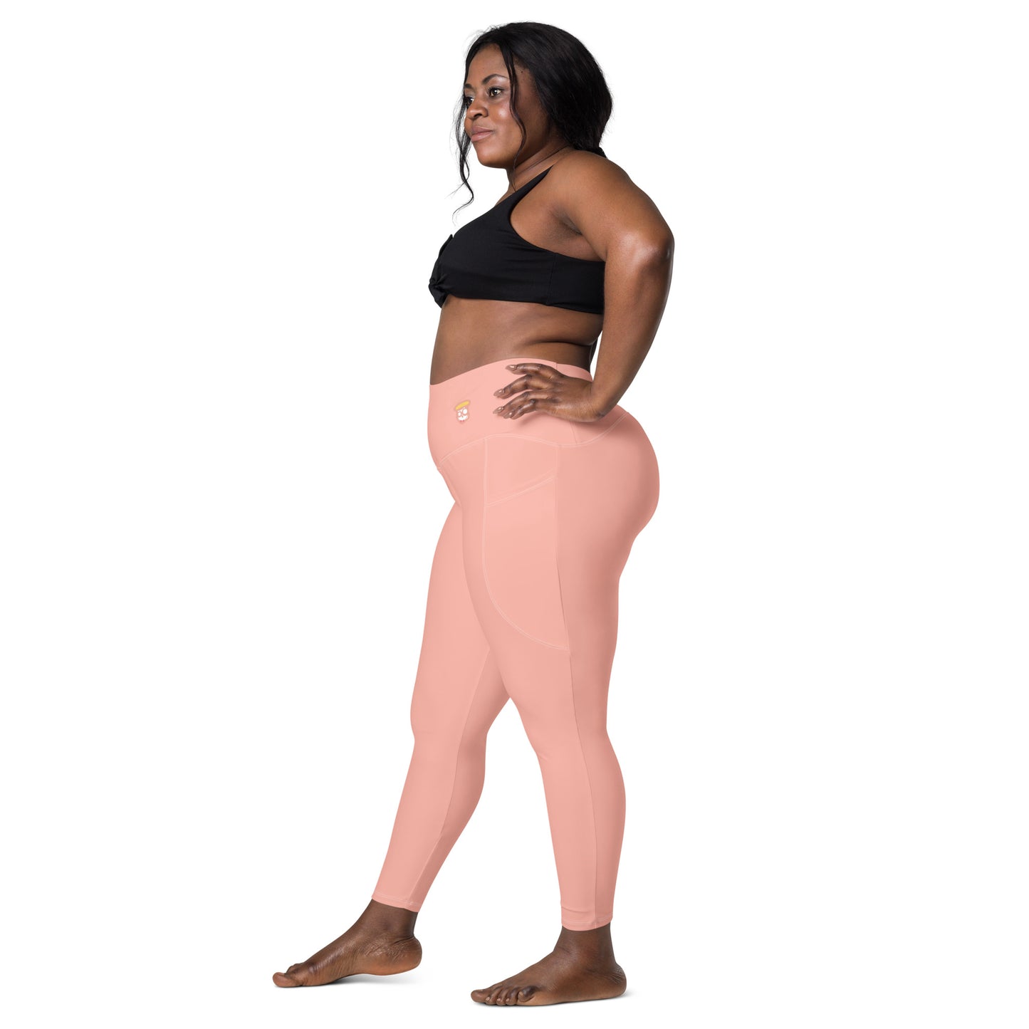 Bubblegum Pink "Jubilee" Leggings with Pockets (Plus)