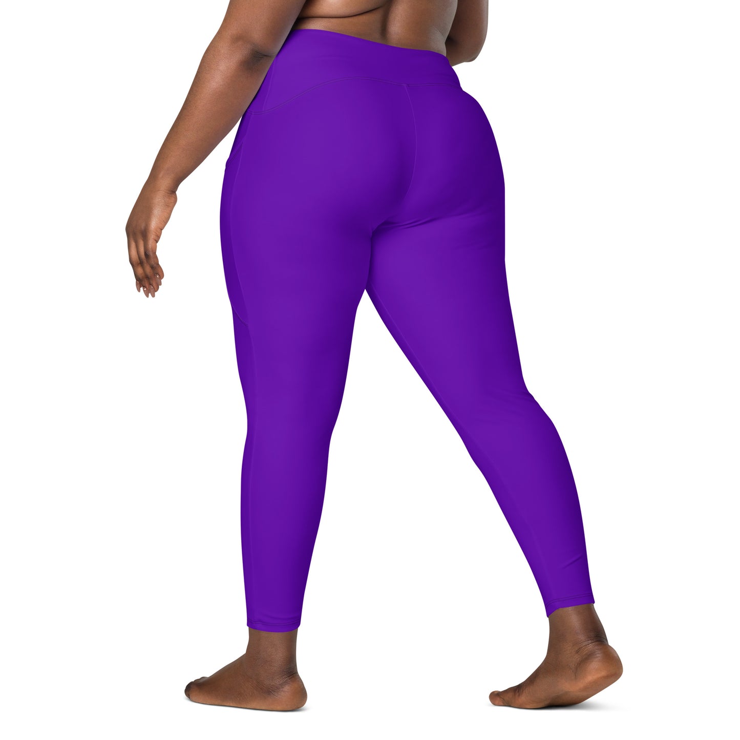 Purple Violet "Jubilee" Leggings with Pockets (Plus) 2